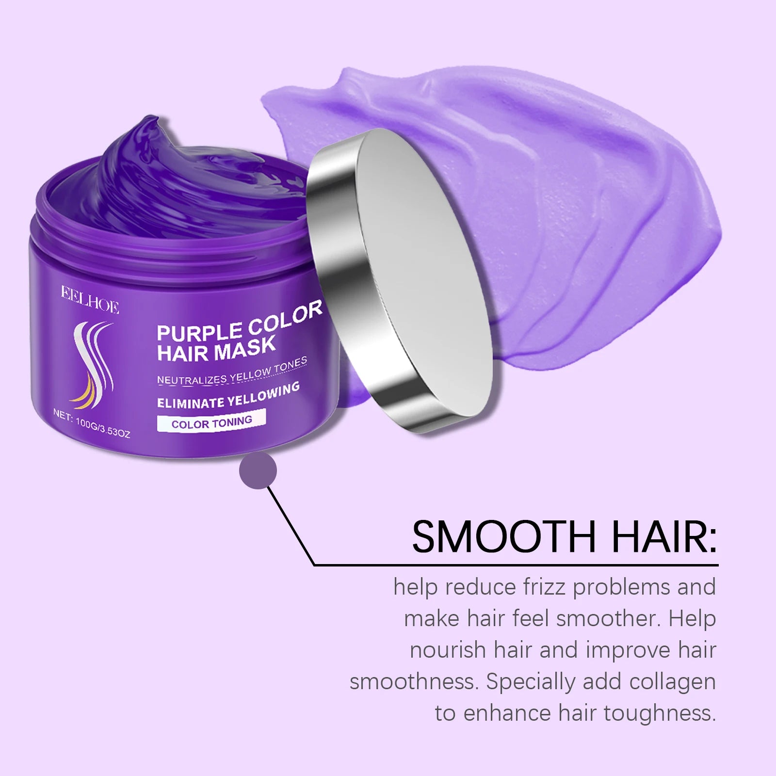 Purple Keratin Hair Mask