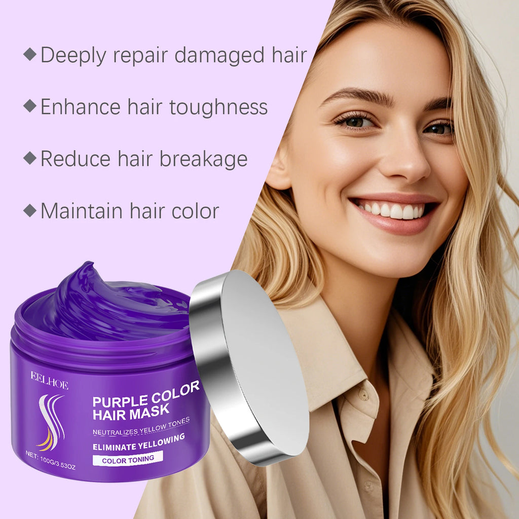 Purple Keratin Hair Mask