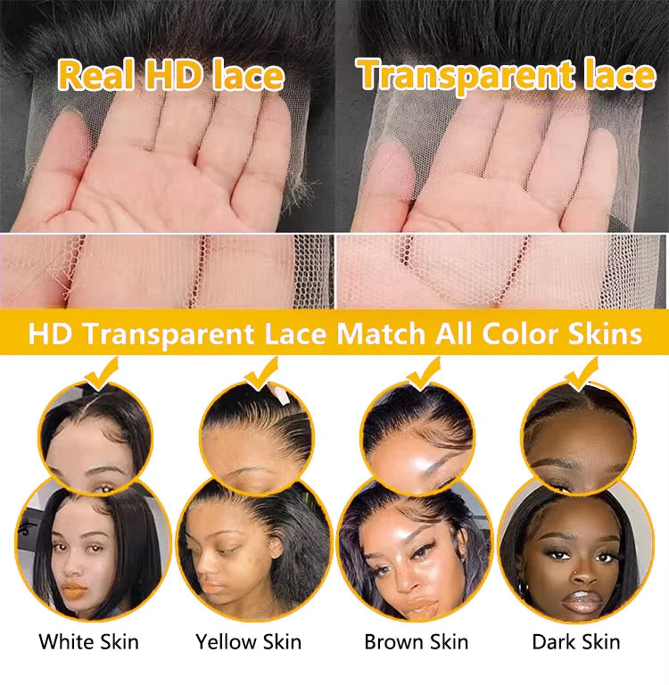 XBL Best Seller 13x4 hd Lace Front Wig Precut Preplucked Glueless 100% Human Hair Wig Wholesale Cheap Prices