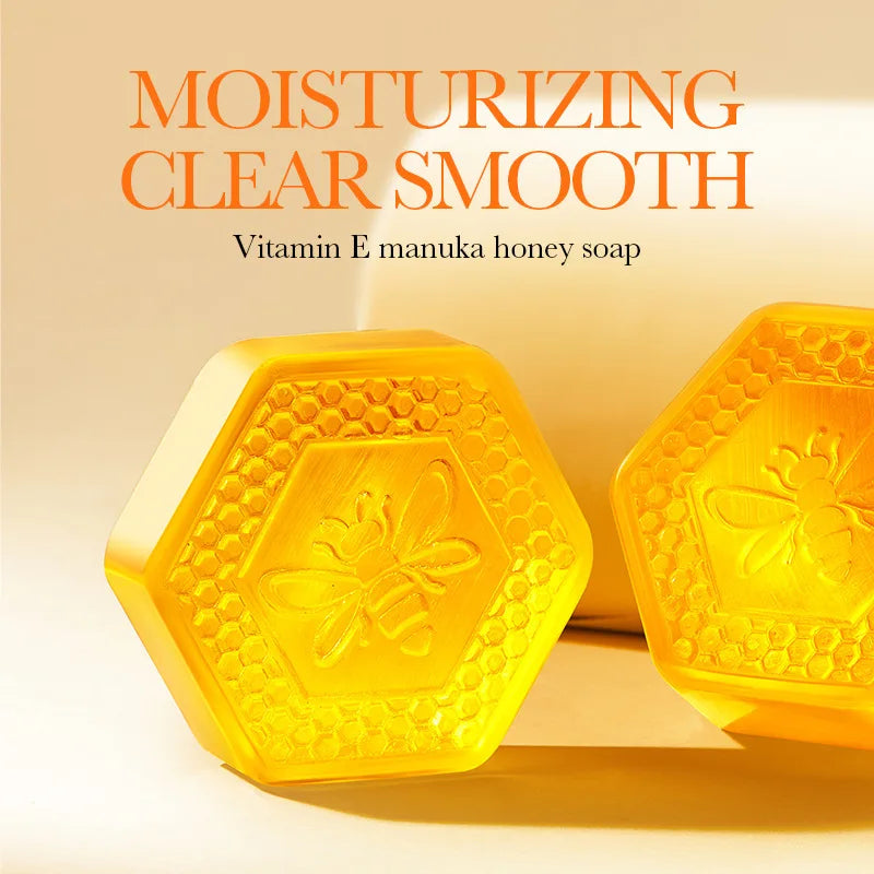 BIOAOUA Vitamin E Honey Bath Soap