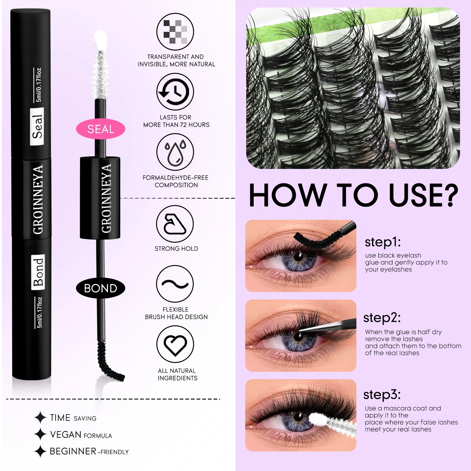 Layered DIY Full Kit Lash Clusters