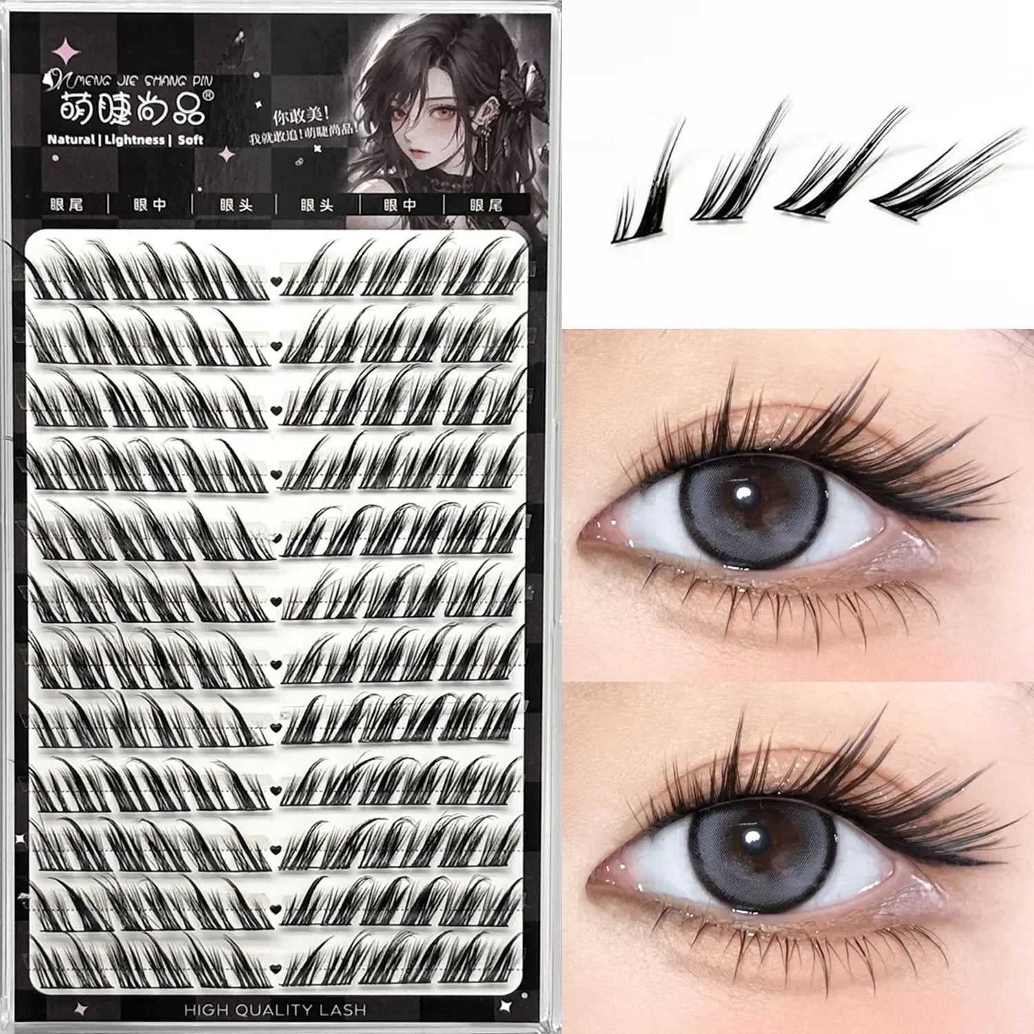 Assorted Manga Lash Clusters