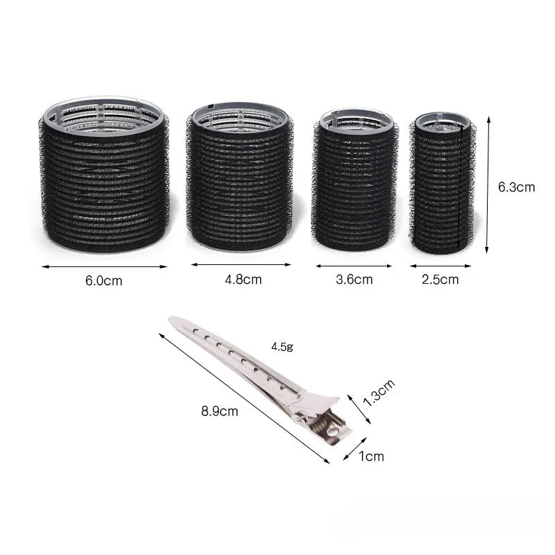 Plastic Self Grip Heatless Hair Curlers