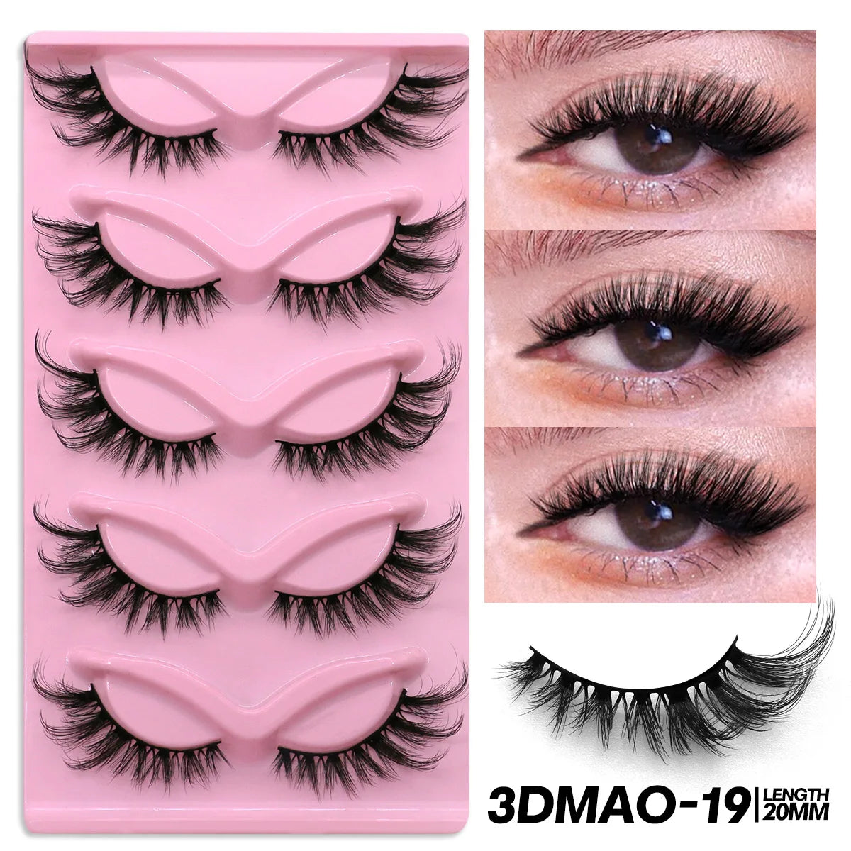 MAO Cat Eye Mink False Lashes