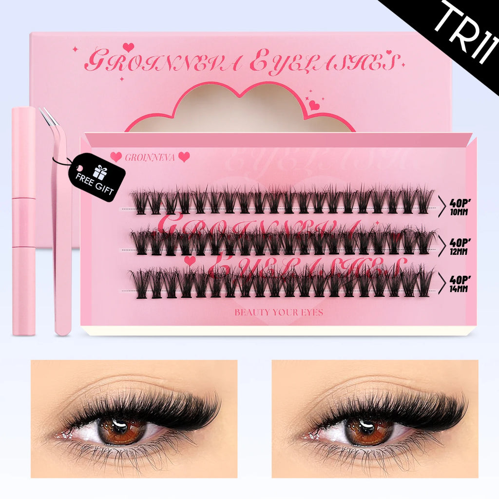 DIY Lash Clusters Kit with Lash Bond and Seal