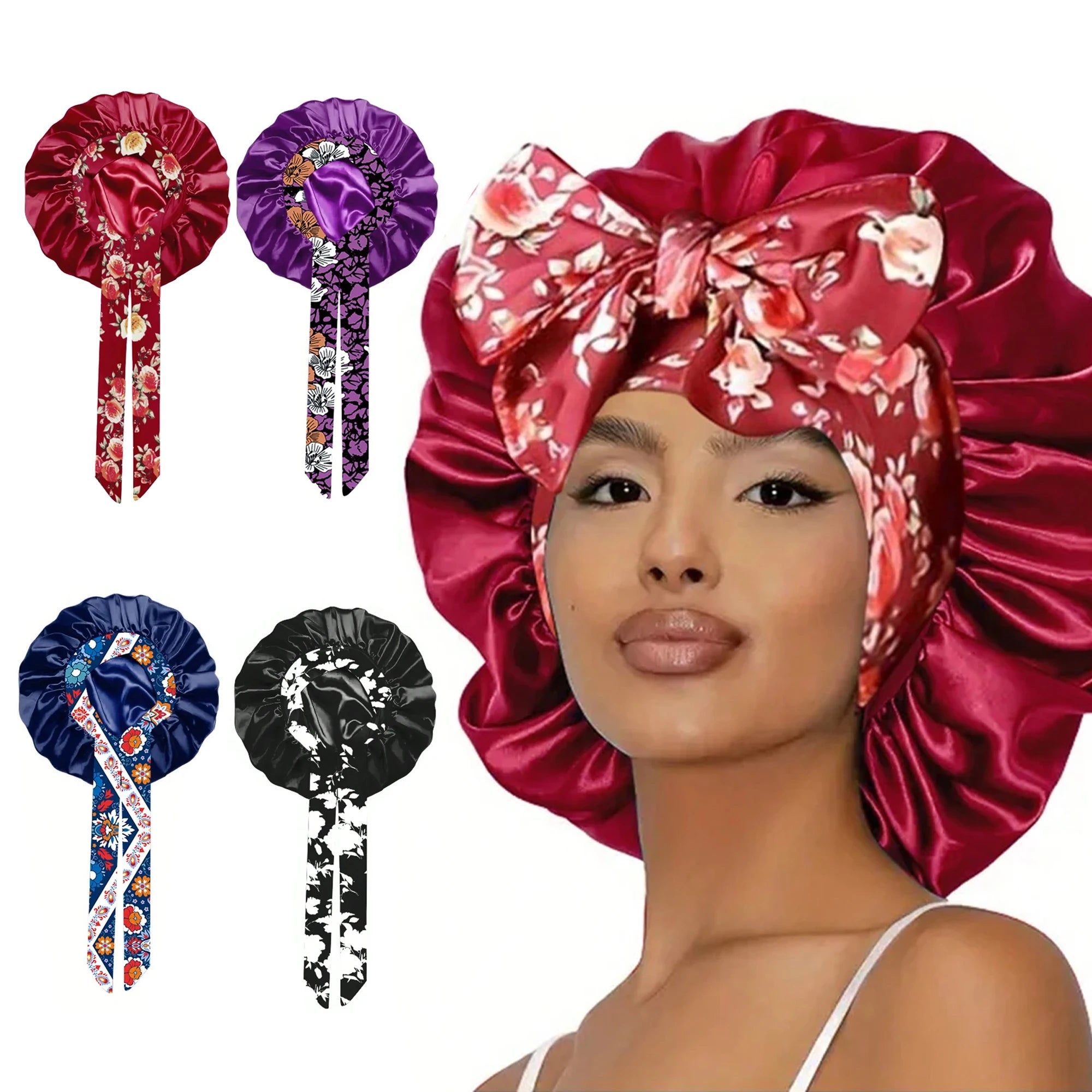 Large Silk Bonnet