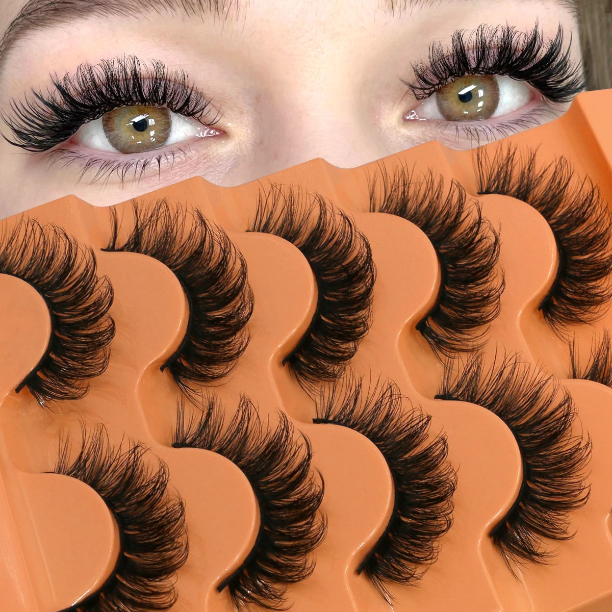 Assorted D Curl 8D Mink False Lashes