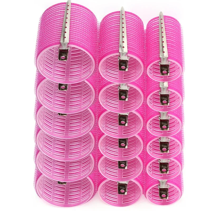 Plastic Self Grip Heatless Hair Curlers