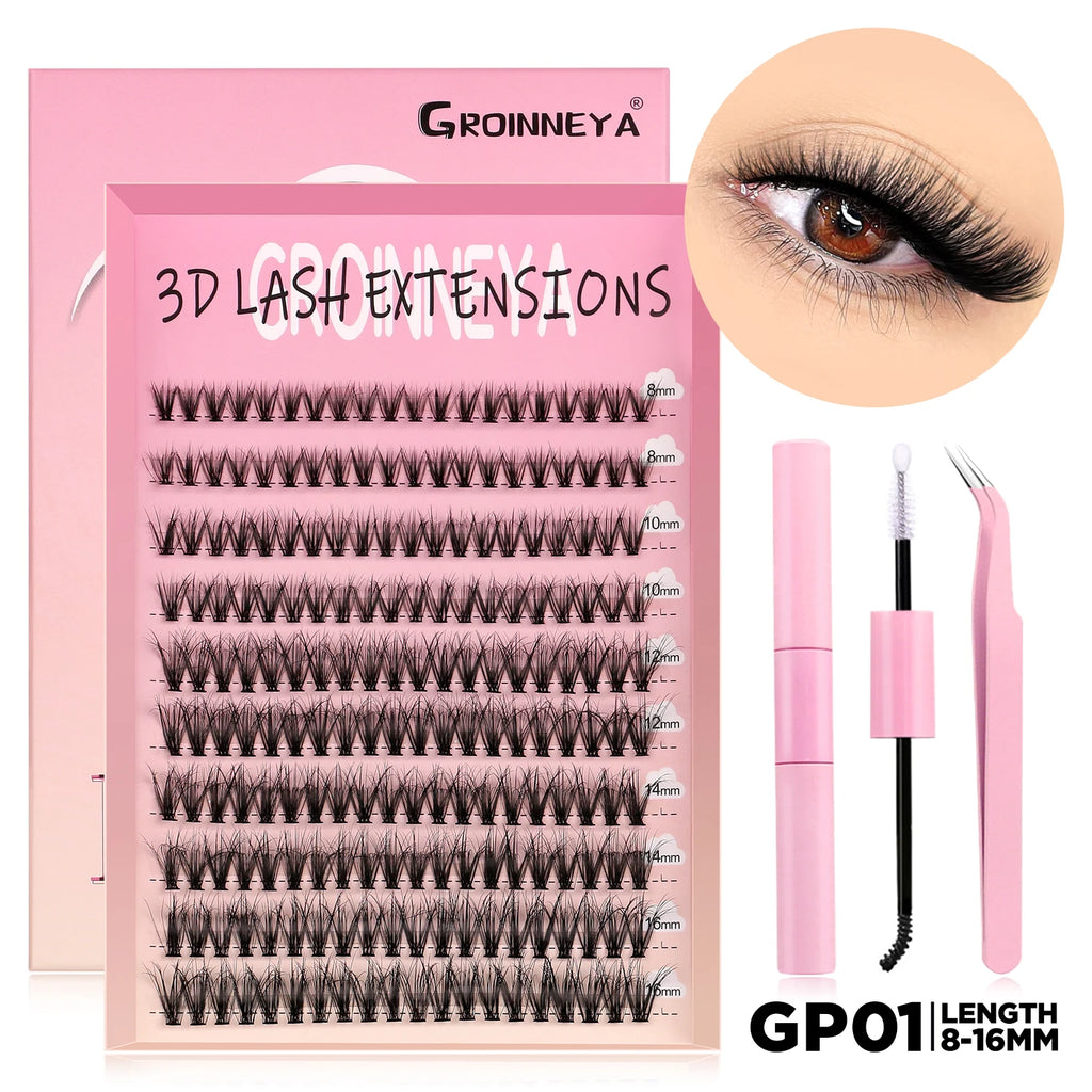 DIY Lash Clusters Kit with Lash Bond and Seal