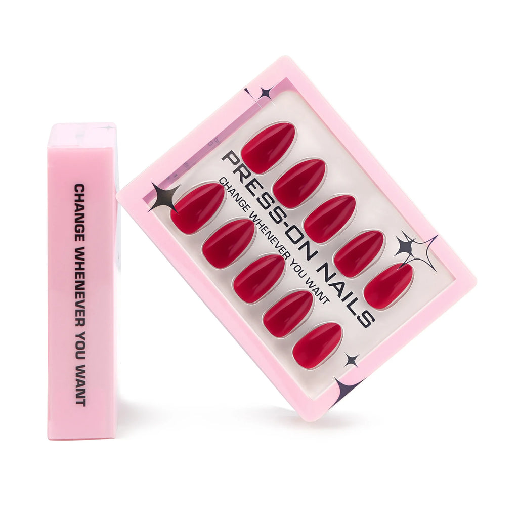 30PCS Solid Color Short Press On Nails