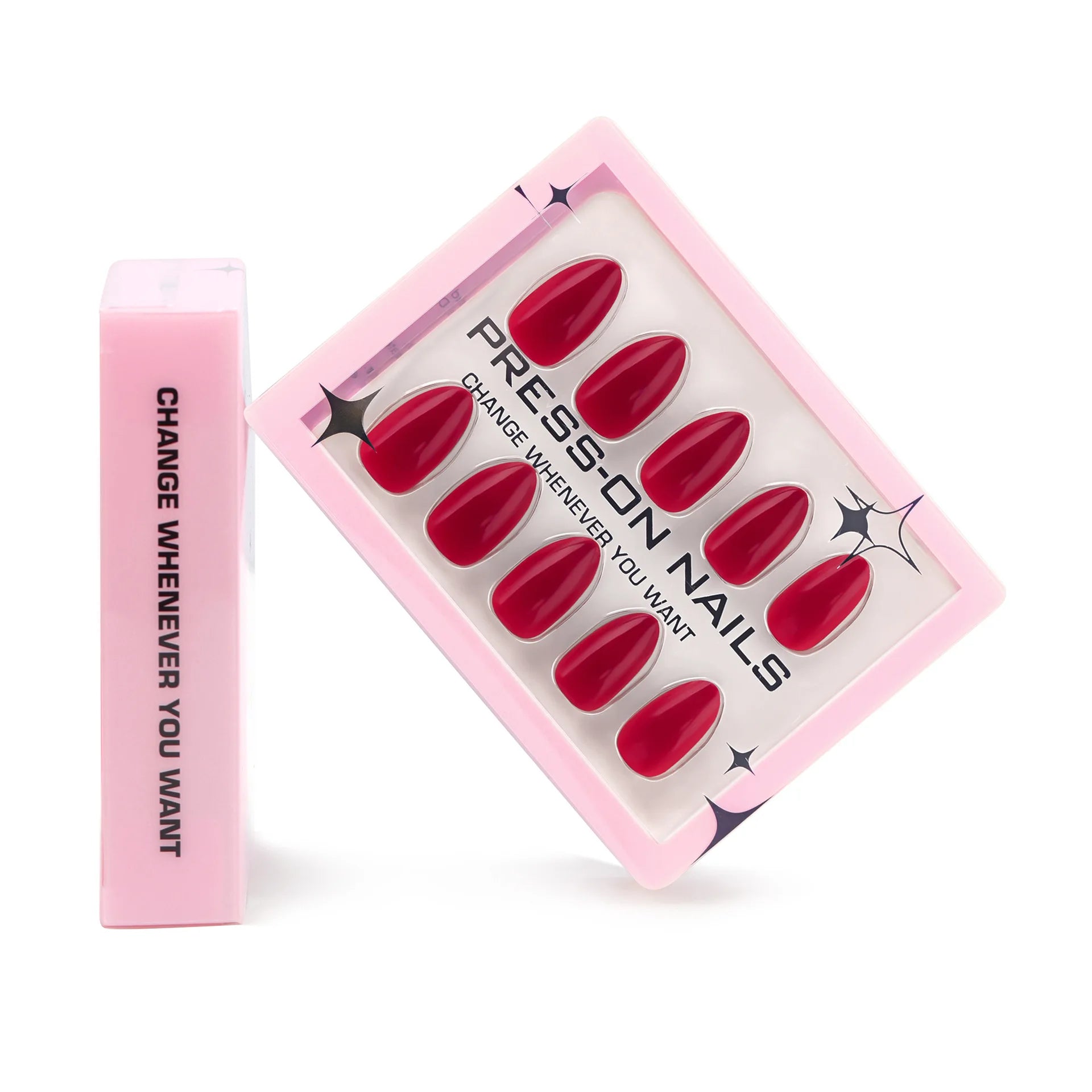 30PCS Solid Color Short Press On Nails
