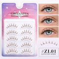 Assorted Brown False Mink Lashes