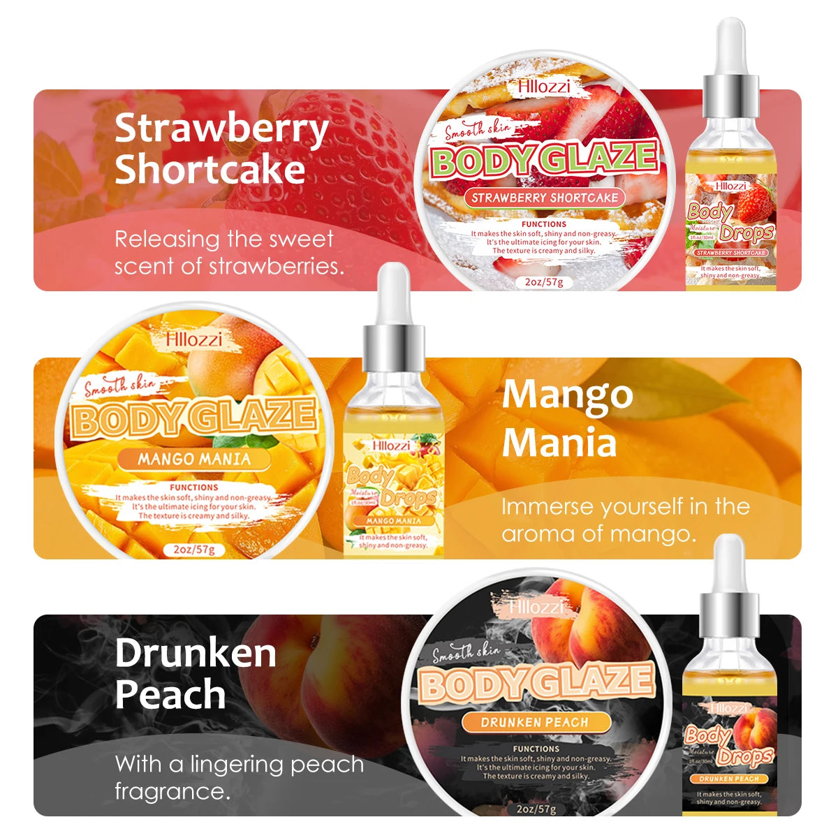 Body Glaze & Body Oil Set