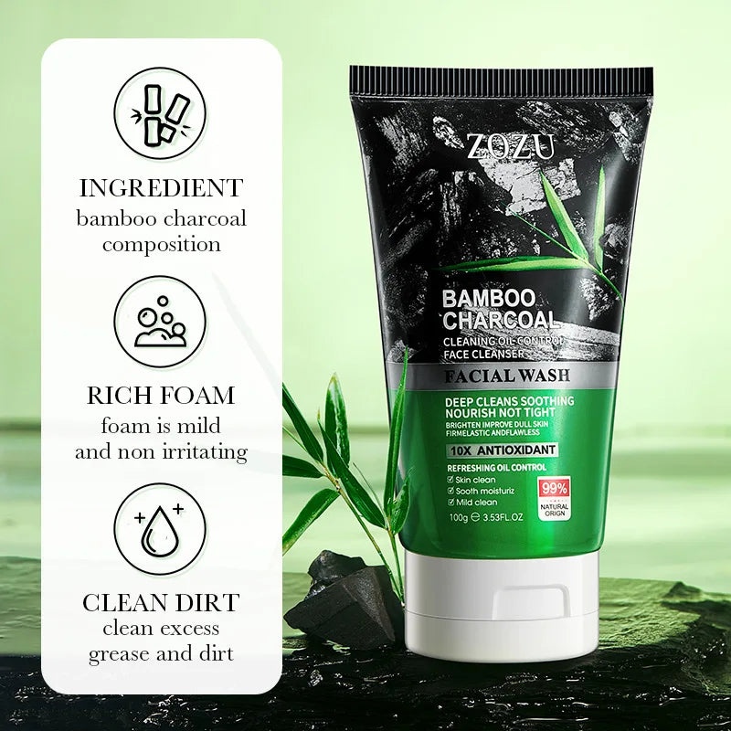 Bamboo Charcoal Face Cleanser