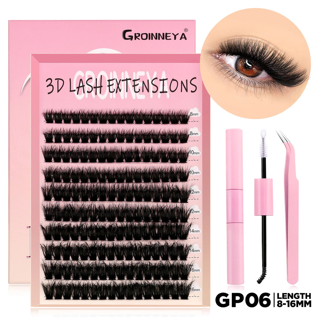 DIY Lash Clusters Kit with Lash Bond and Seal