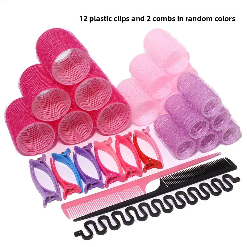 Plastic Self Grip Heatless Hair Curlers