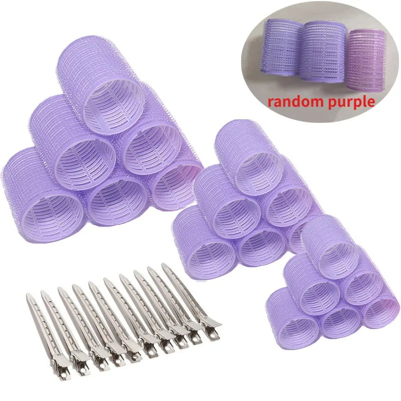 Plastic Self Grip Heatless Hair Curlers