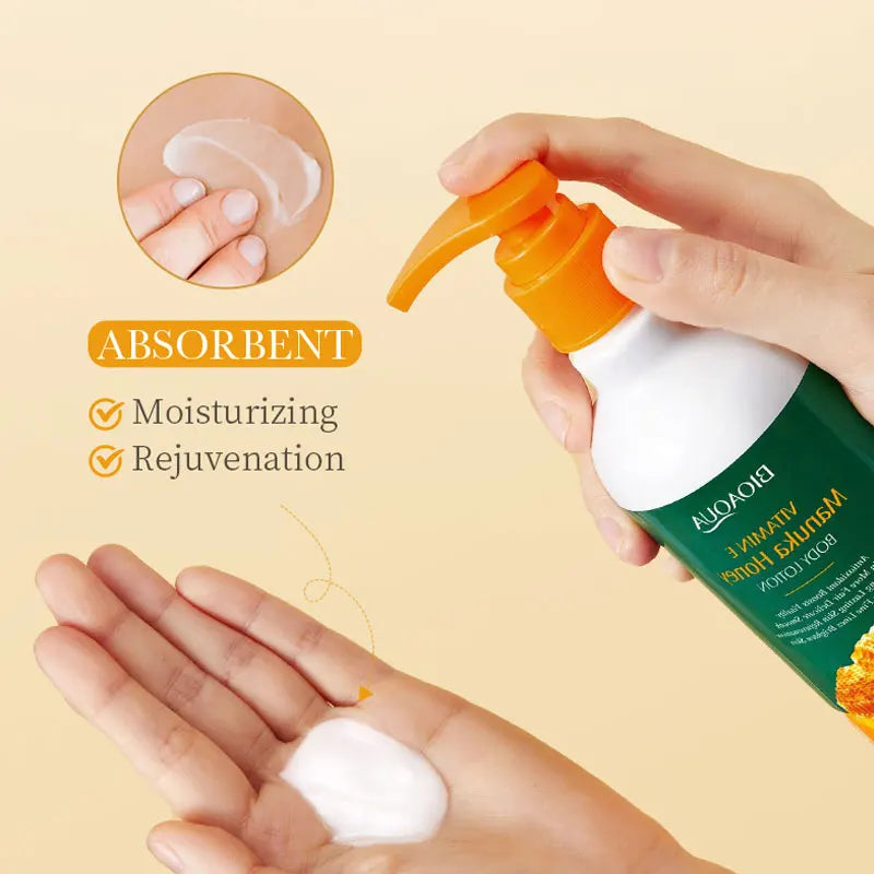 BIOAOUA Vitamin E Honey Body Lotion
