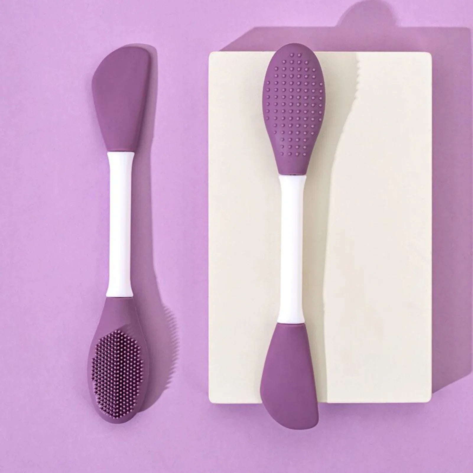 Double Head Silicone Facial Applicator