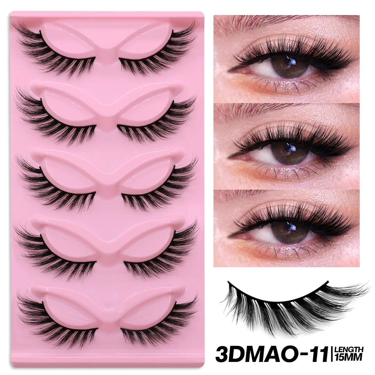 MAO Cat Eye Mink False Lashes