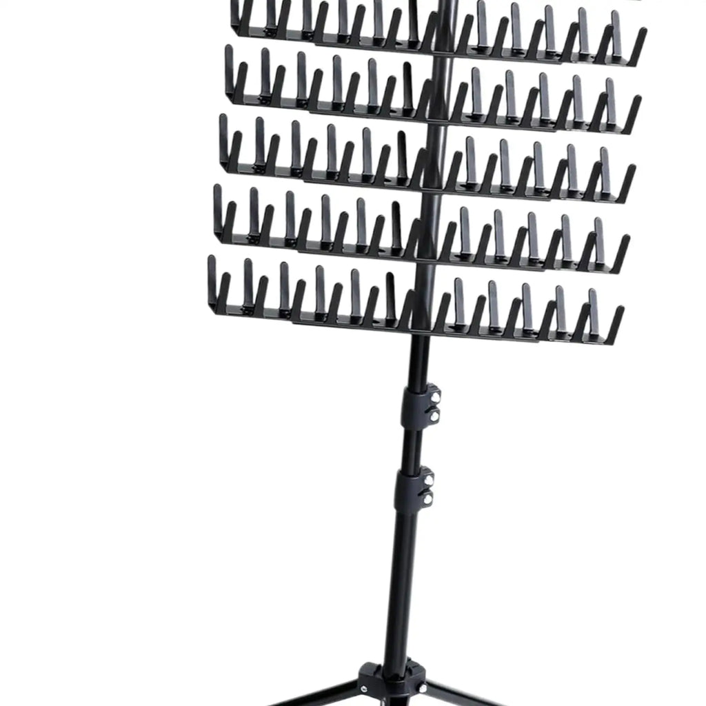 1x Dreadlocks Braiding Hair Rack Standing 2 Sided 144 Pegs Height Adjustable Convenient Easy for Salon Home Braiders Stylists