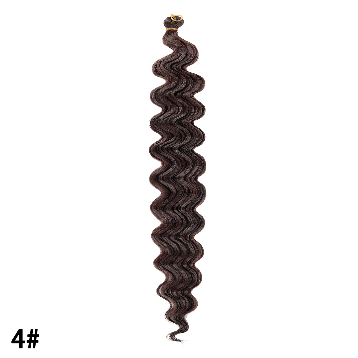 Crochet Hair 30inch 150g Boho Curly Wavy Braiding Hair Deep Water Ocean Wave Synthetic Bohemian Crochet Braids For Women Girls