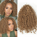 Pre-Separated Bulk Hair Small Spirals Curly Human Hair Crochet Hair Extensions Deep Pixie Curls Braids Invisible Miracle Knot