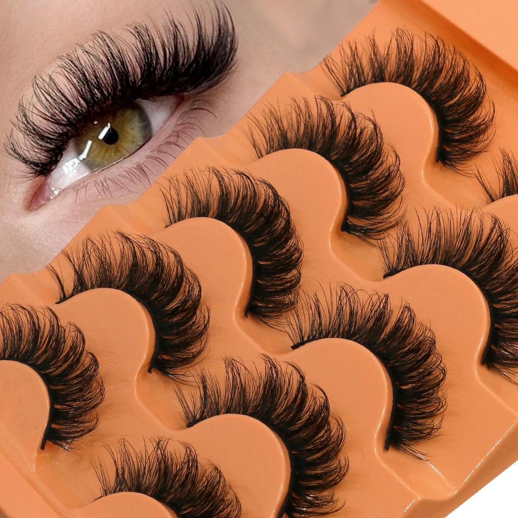 Assorted D Curl 8D Mink False Lashes