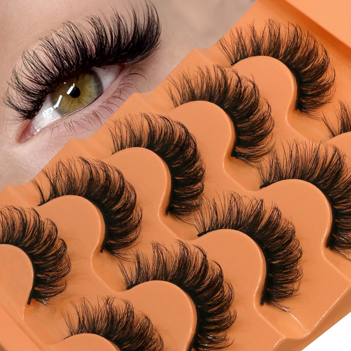 Assorted D Curl 8D Mink False Lashes