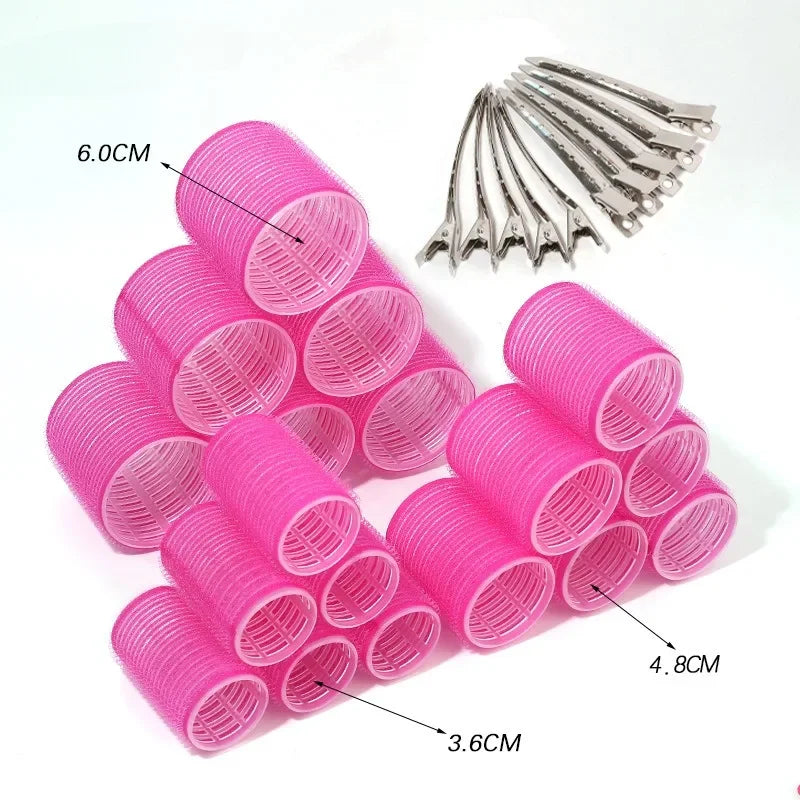 Plastic Self Grip Heatless Hair Curlers