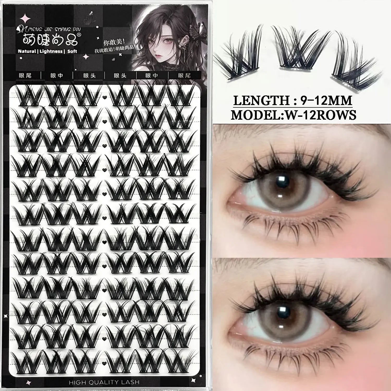 Assorted Manga Lash Clusters