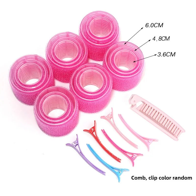 Plastic Self Grip Heatless Hair Curlers