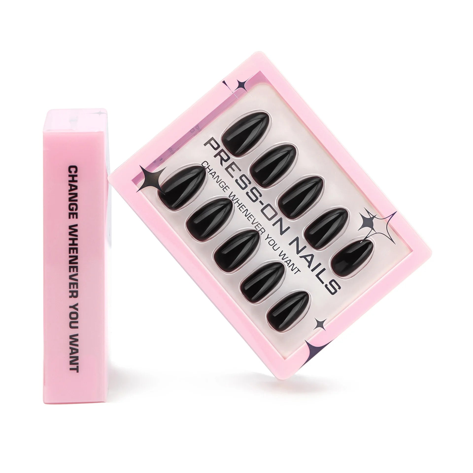 30PCS Solid Color Short Press On Nails