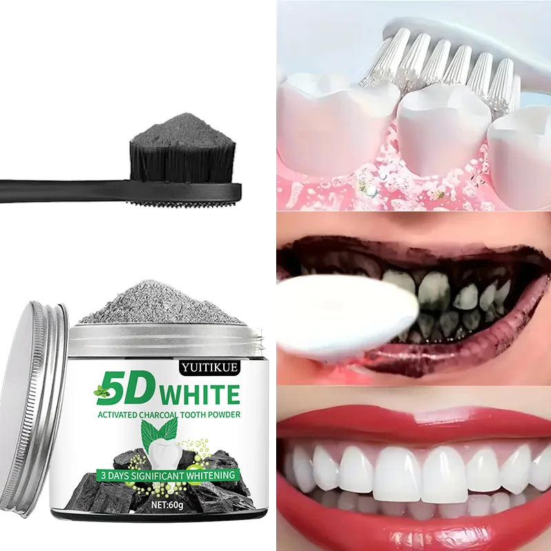 Bamboo Charcoal Teeth Whitening Powder