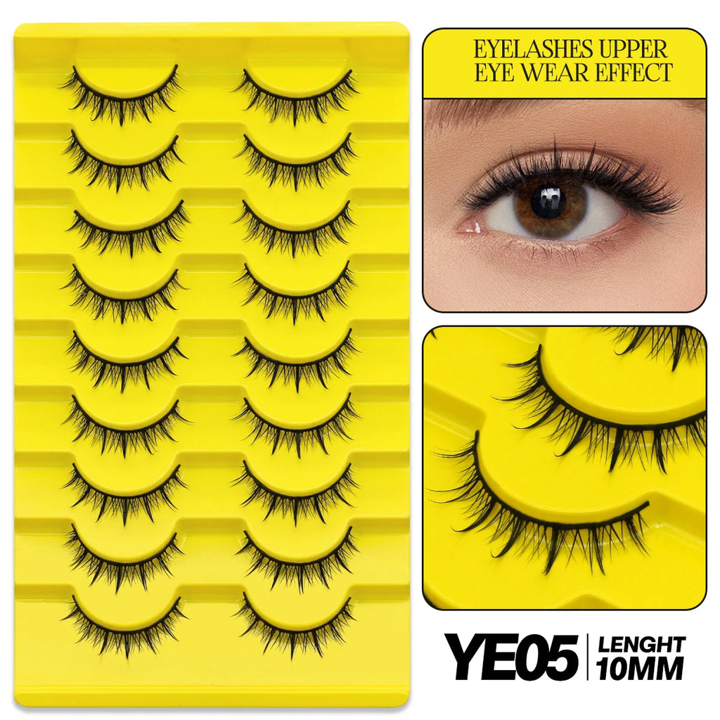 9/10 Pairs Assorted Mink False Lashes
