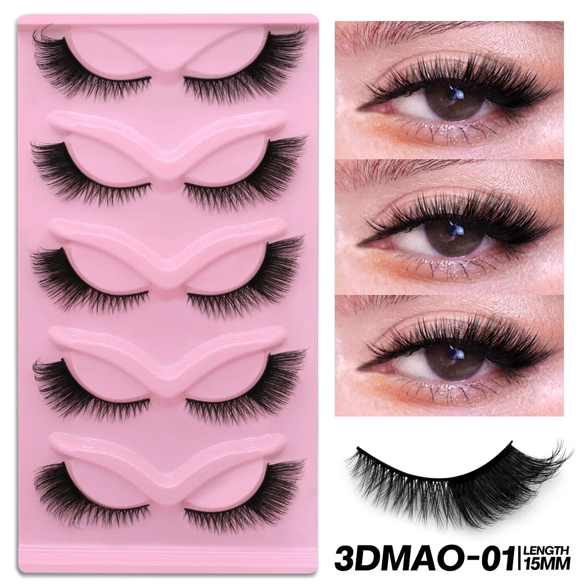 MAO Cat Eye Mink False Lashes