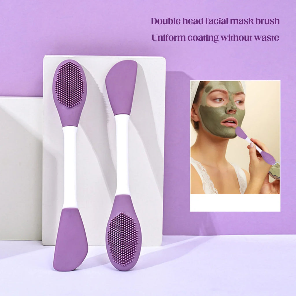 Double Head Silicone Facial Applicator