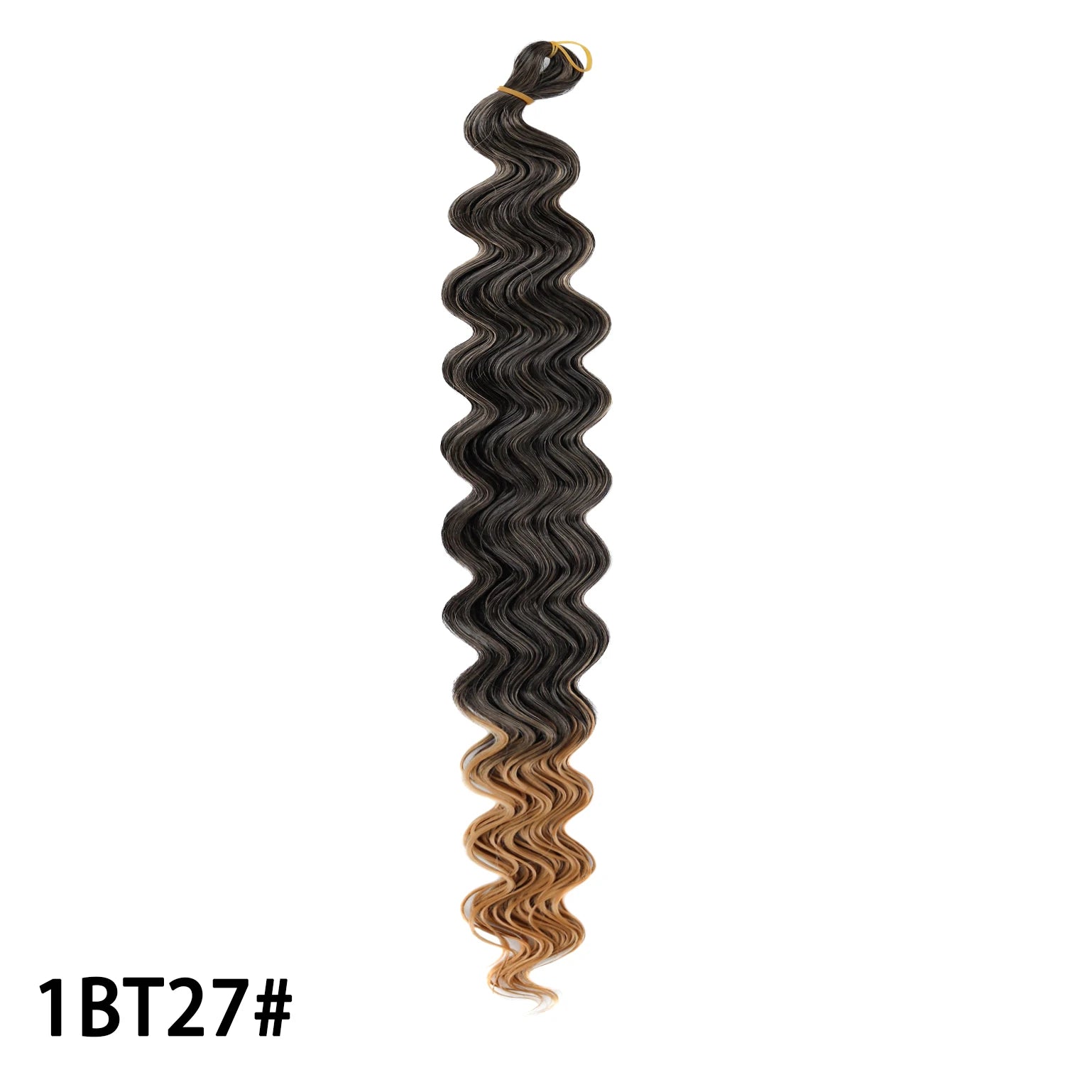 Crochet Hair 30inch 150g Boho Curly Wavy Braiding Hair Deep Water Ocean Wave Synthetic Bohemian Crochet Braids For Women Girls