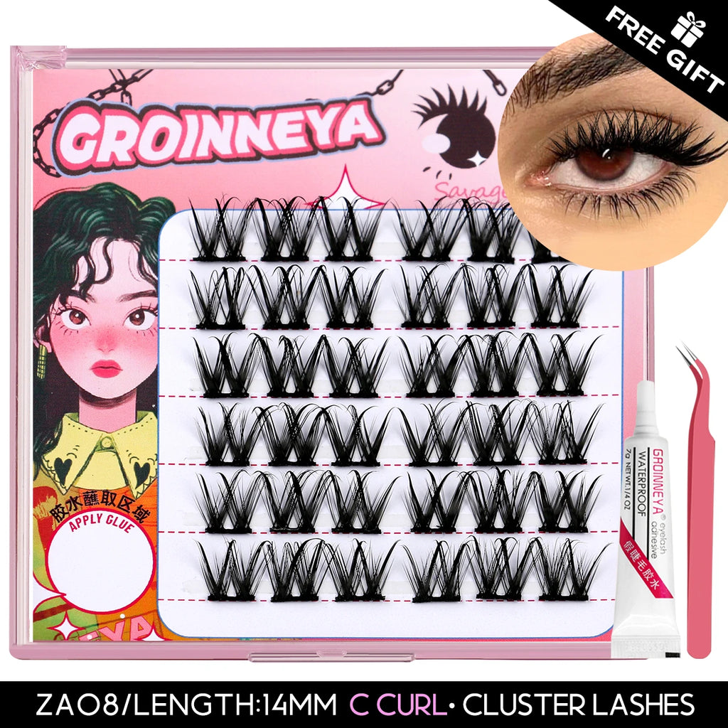 C Curl Assorted Lash Clusters Kit