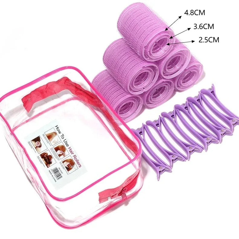 Plastic Self Grip Heatless Hair Curlers