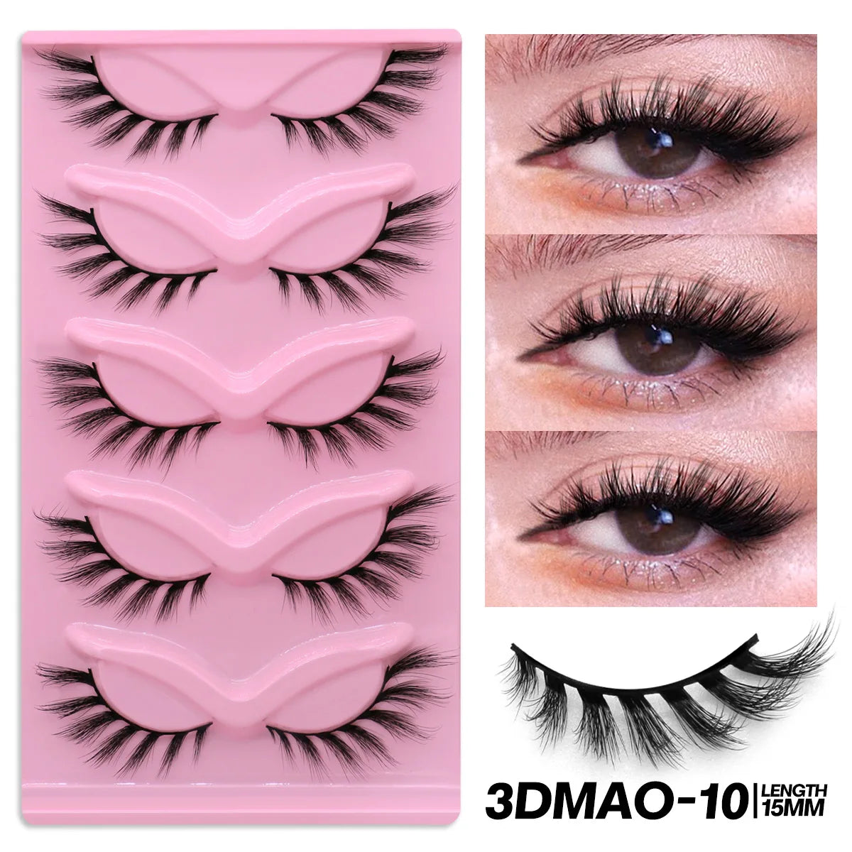 MAO Cat Eye Mink False Lashes