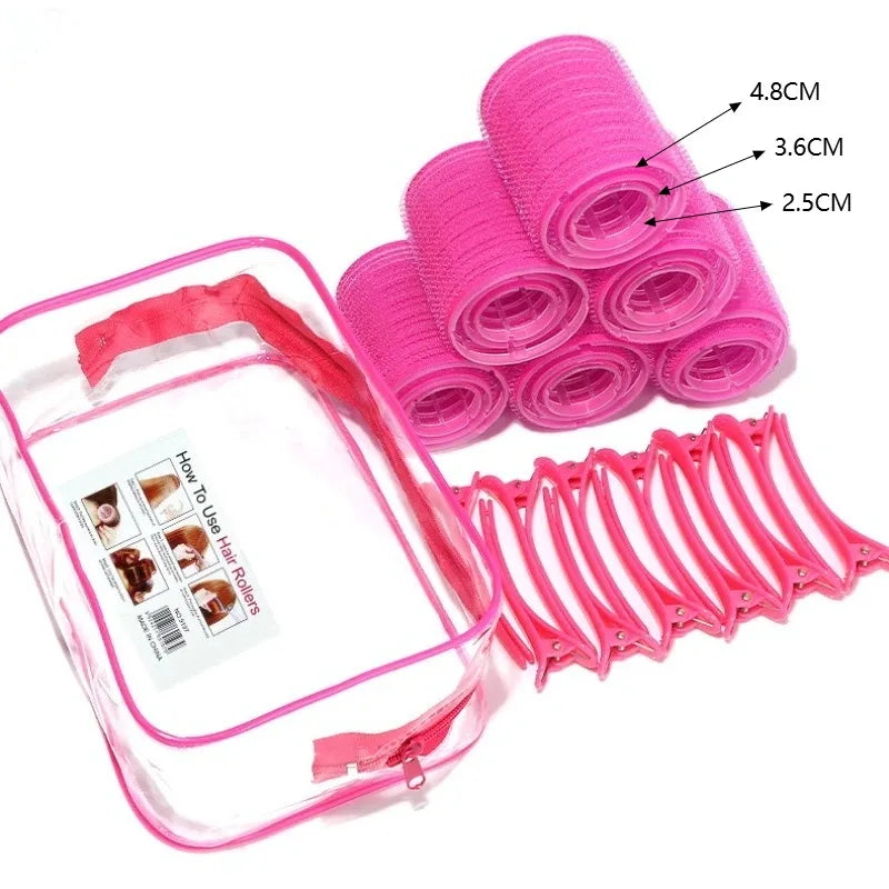 Plastic Self Grip Heatless Hair Curlers