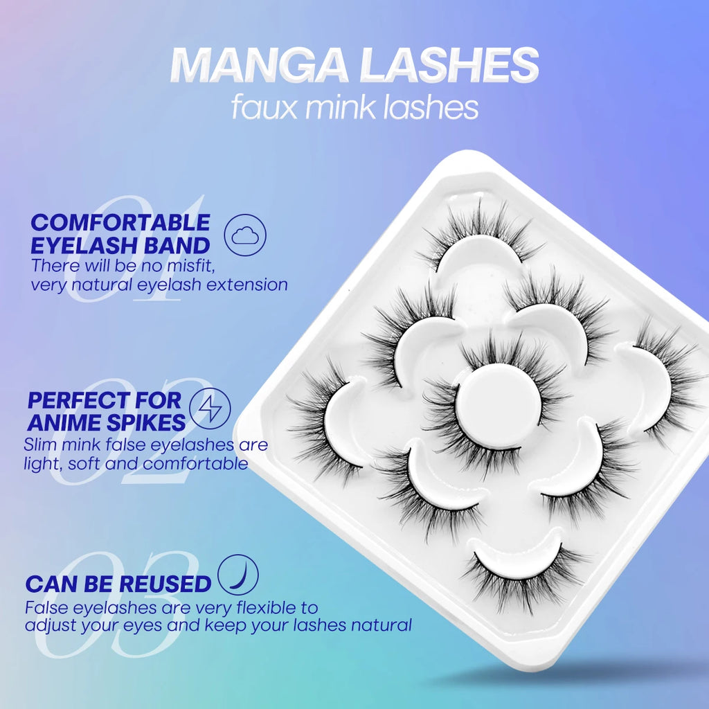 5 Pairs Minx False Lashes