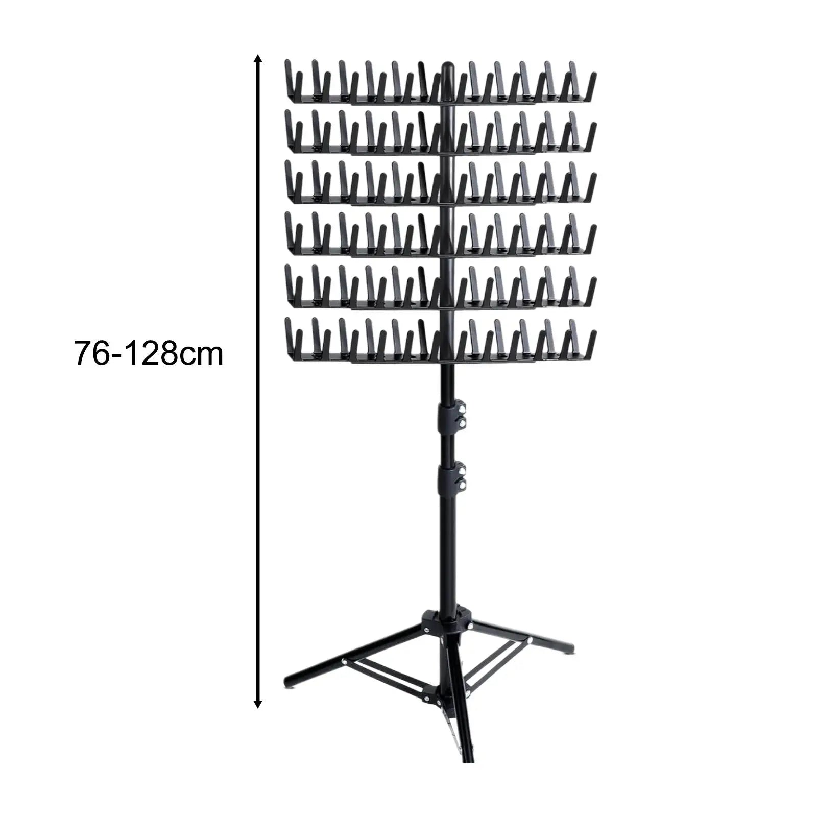 1x Dreadlocks Braiding Hair Rack Standing 2 Sided 144 Pegs Height Adjustable Convenient Easy for Salon Home Braiders Stylists