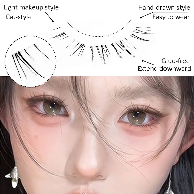Assorted Manga Lower Lash Clusters