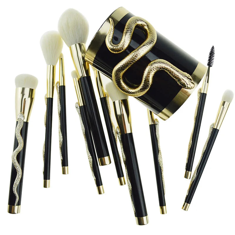 Snake Makeup Brushes Set