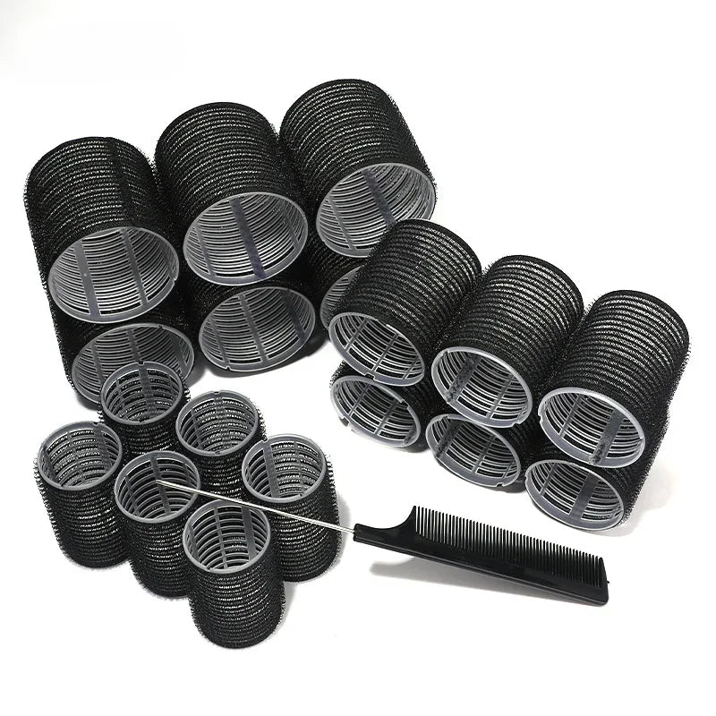 Plastic Self Grip Heatless Hair Curlers