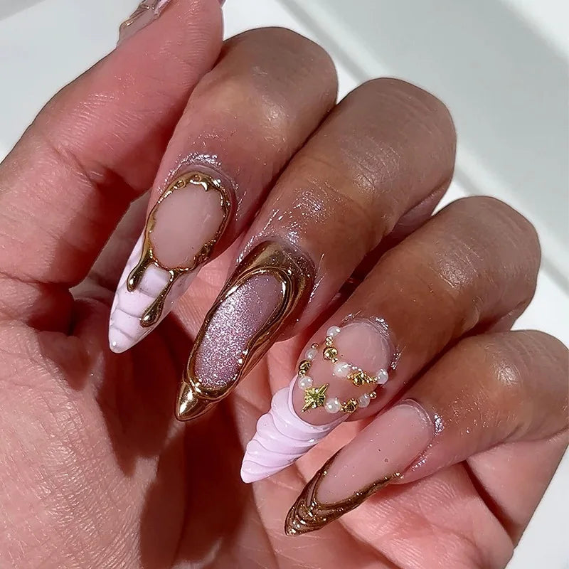 24PCS Stiletto Press on Nails