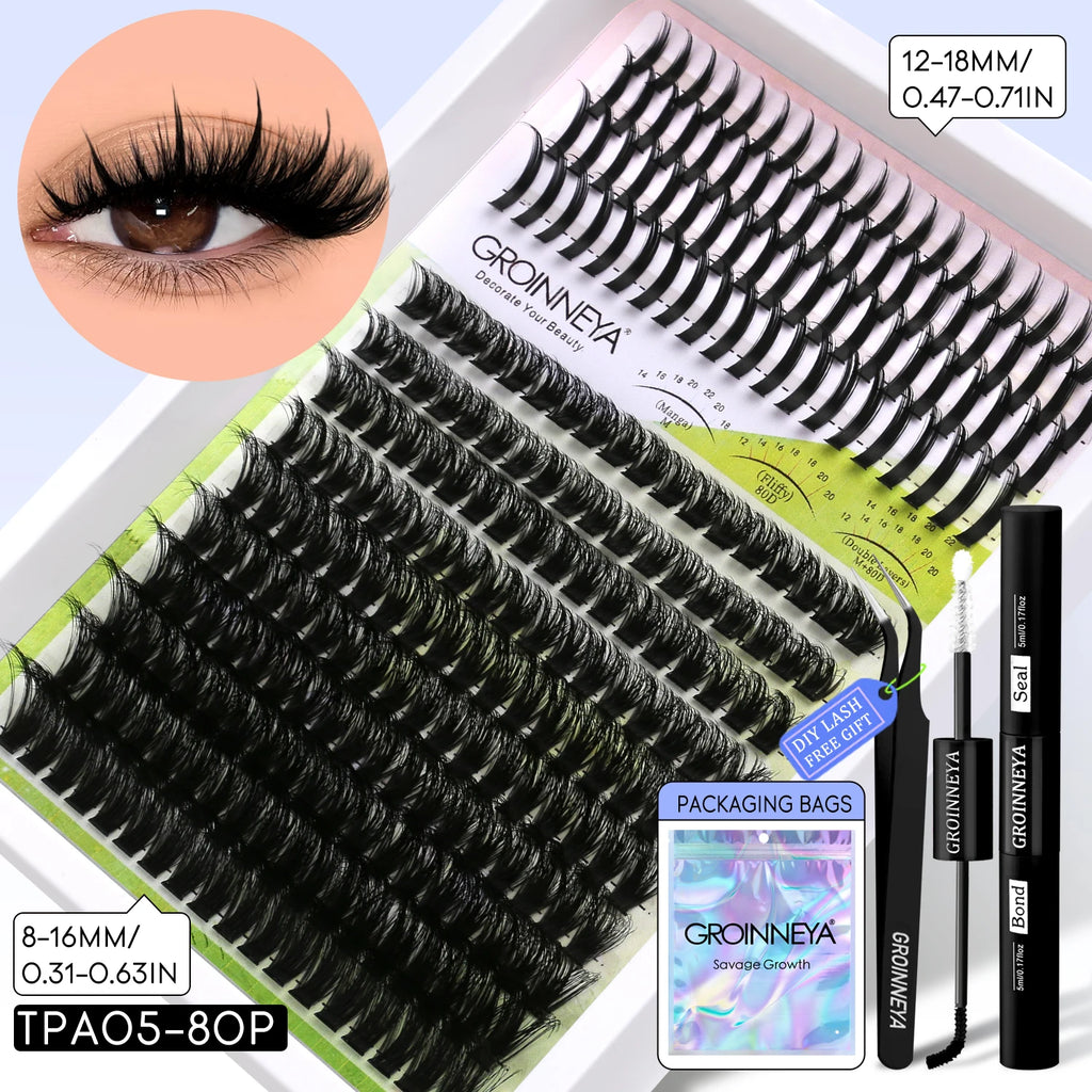 Layered DIY Full Kit Lash Clusters