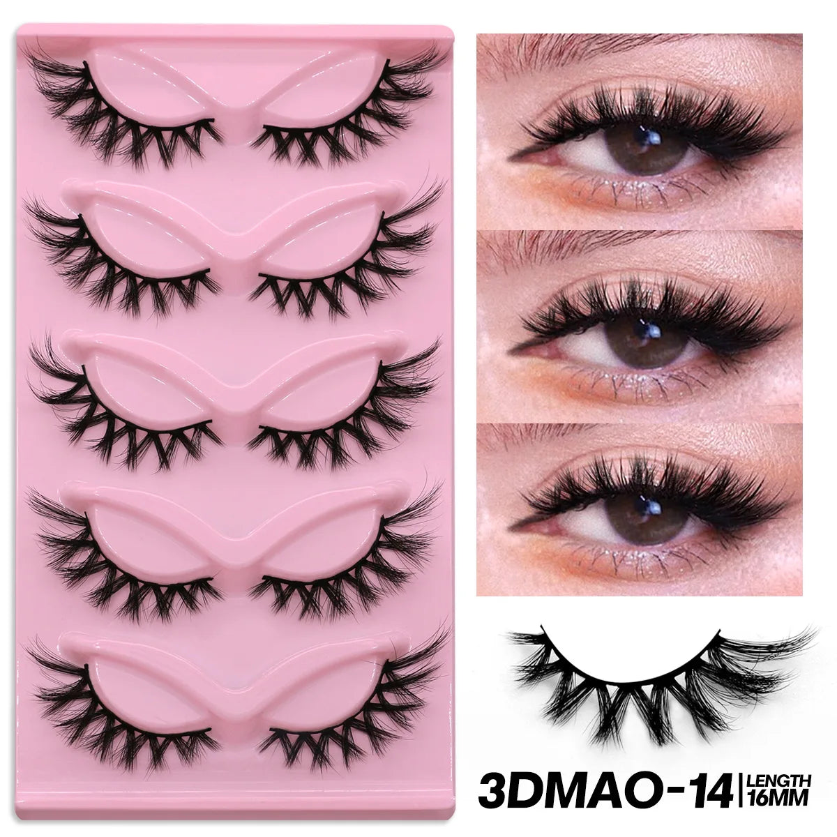 MAO Cat Eye Mink False Lashes